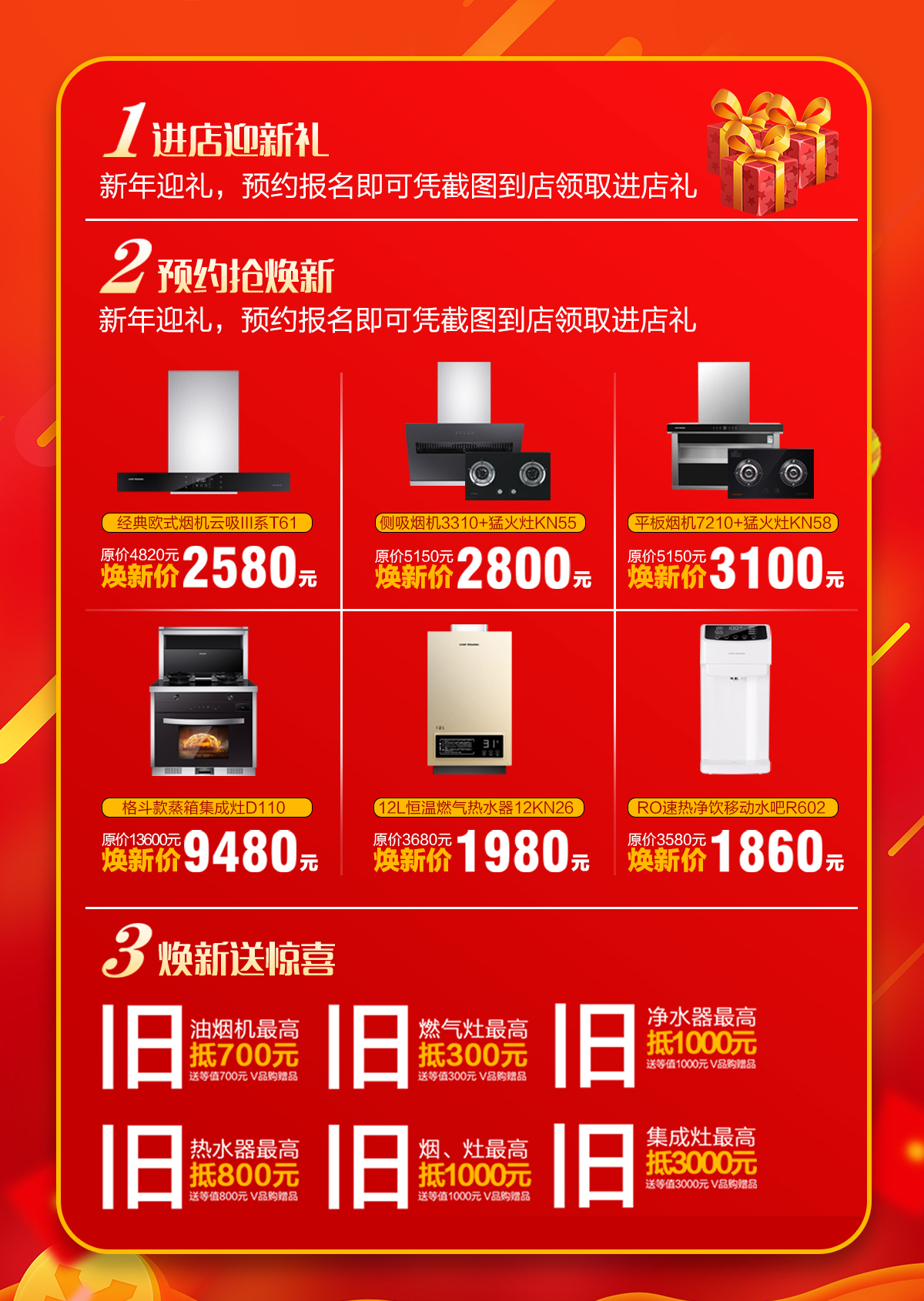 2020年3月，為愛放價(jià)，廚舊戰(zhàn)役，科恩廚電煥新上行，宅家廚房煥新裝，最高直降5000元!